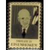 DWIGHT D EISENHOWER STAMP PIN